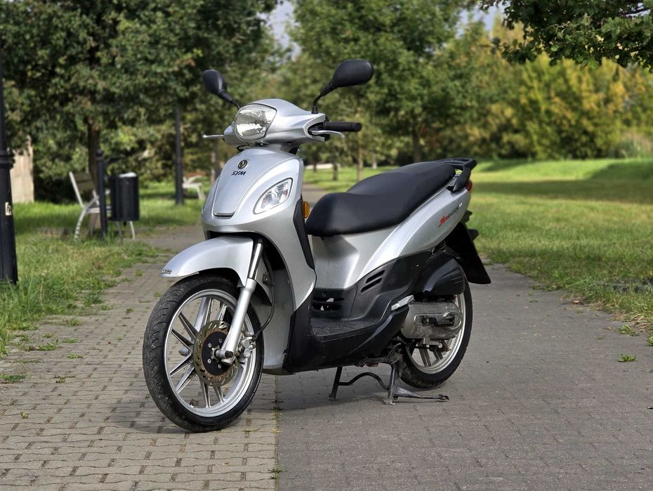 SYM SYMPHONY 50 4t skuter na dużych kołach 16" TYLKO 4189km