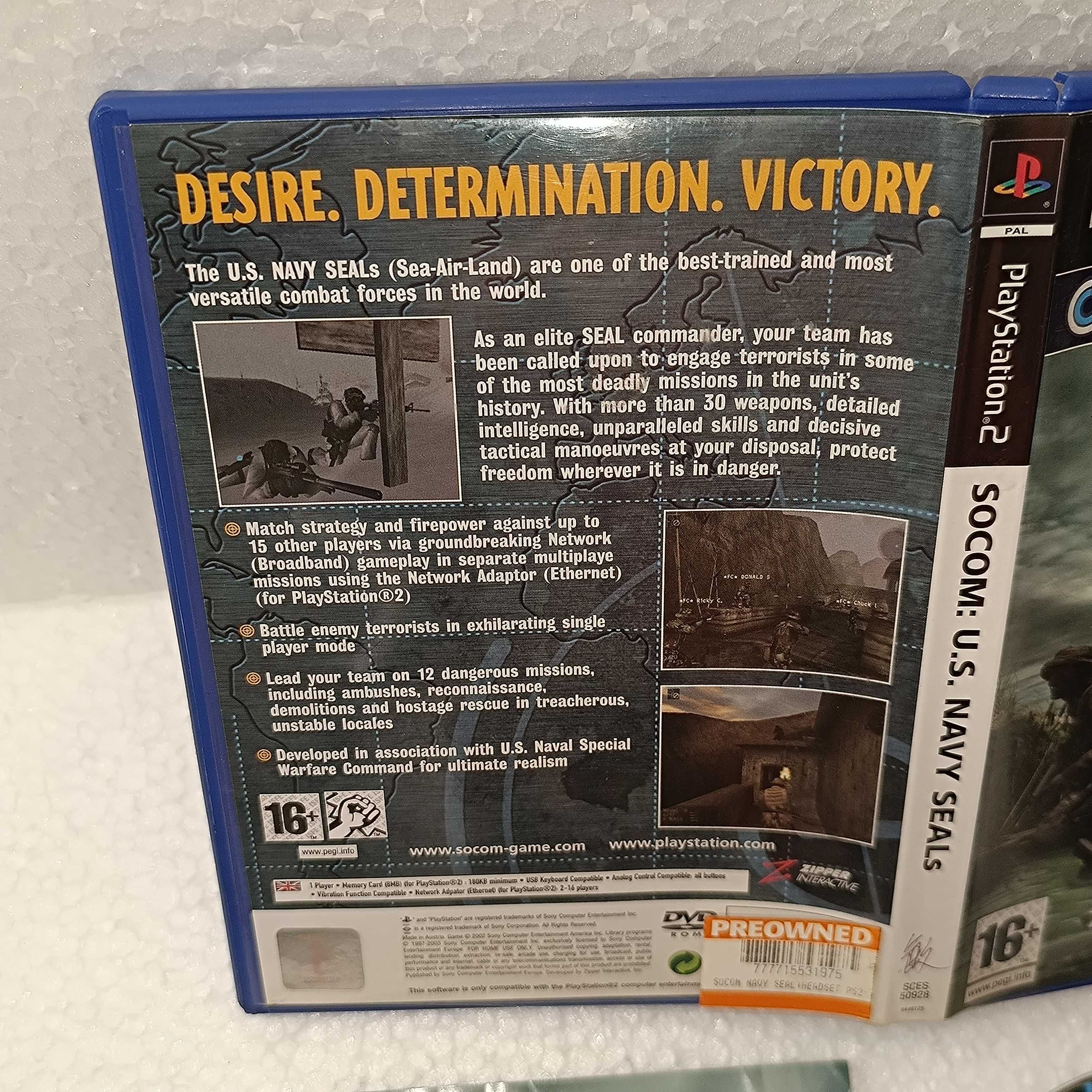 SOCOM: U.S. Navy Seals Sony PlayStation 2 (PS2)