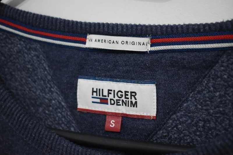 Tommy Hilfiger granatowa bluza jak nowa idealna S M