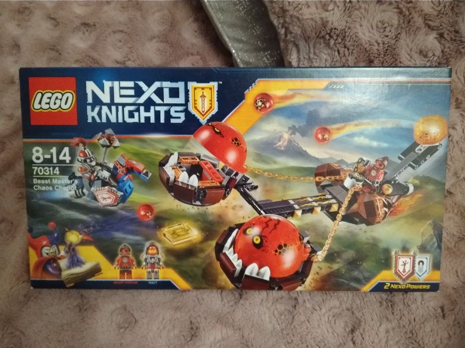 Klocki LEGO NexoKnights Rydwan Władcy Bestii 70314- nowe