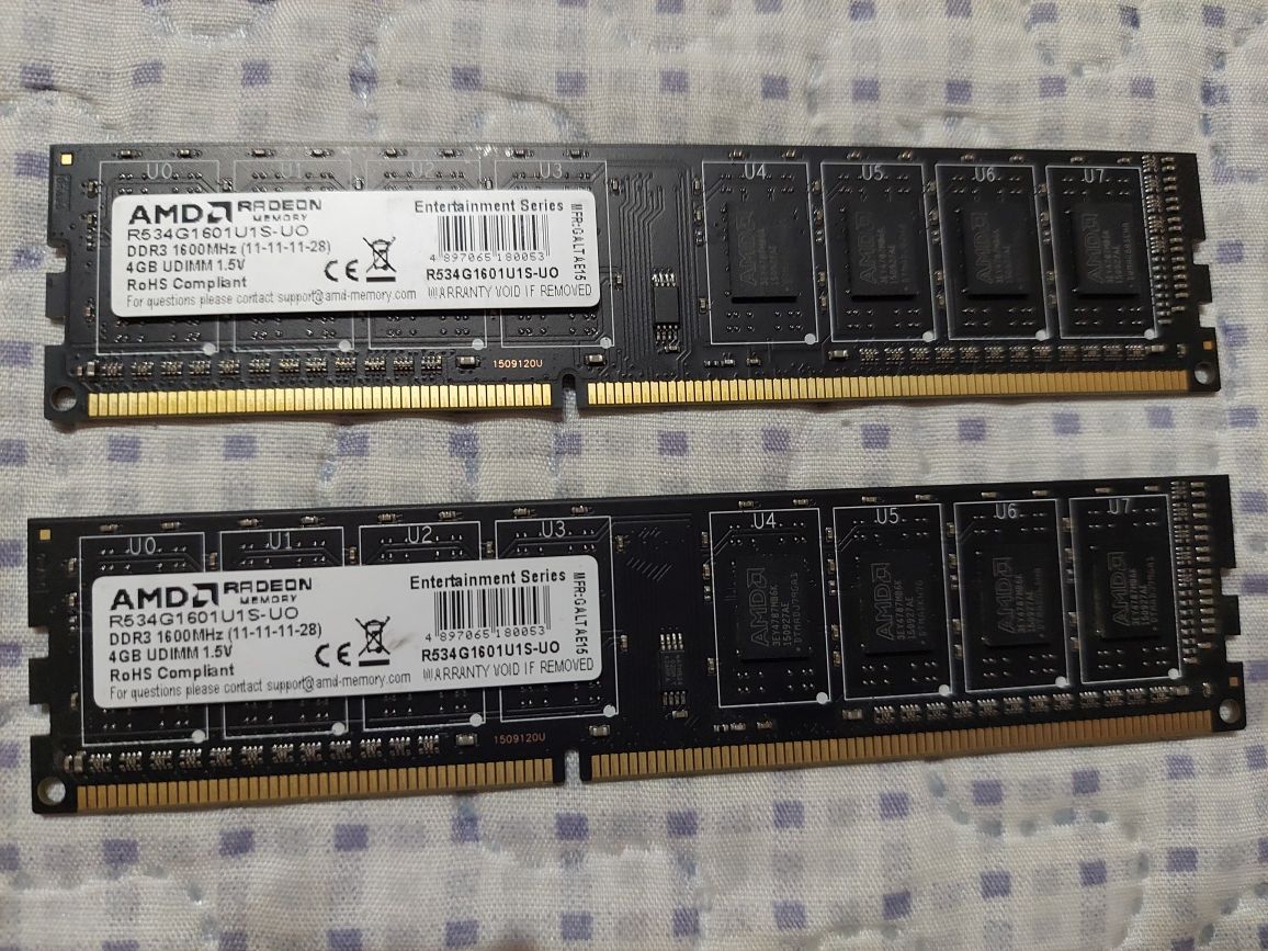 Оперативная память для ПК AMD Radeon 4GB DDR3 – 1600