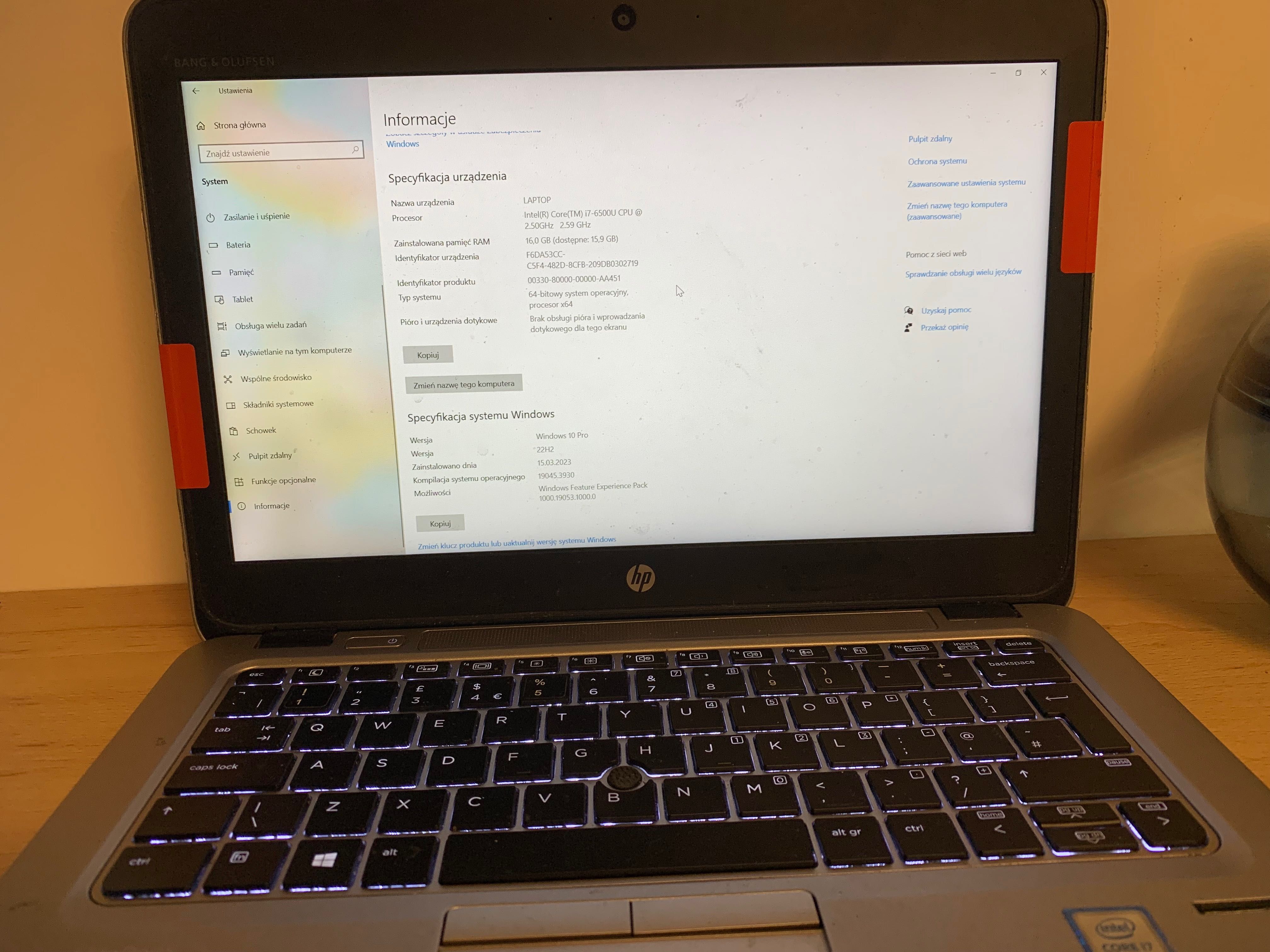Laptop używany HP Elitebook 820 G3