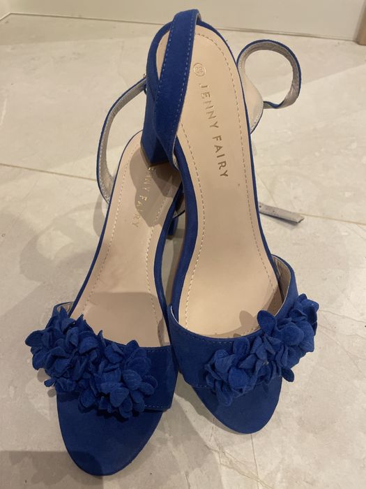 Granatowe sandalki 39