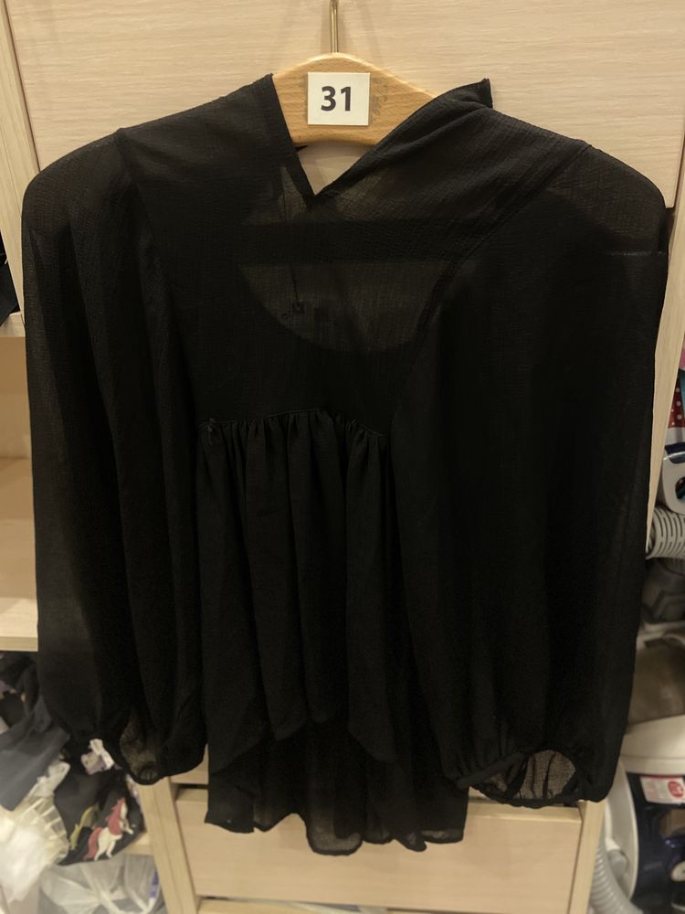 Нова чорна блуза ZARA розмір M