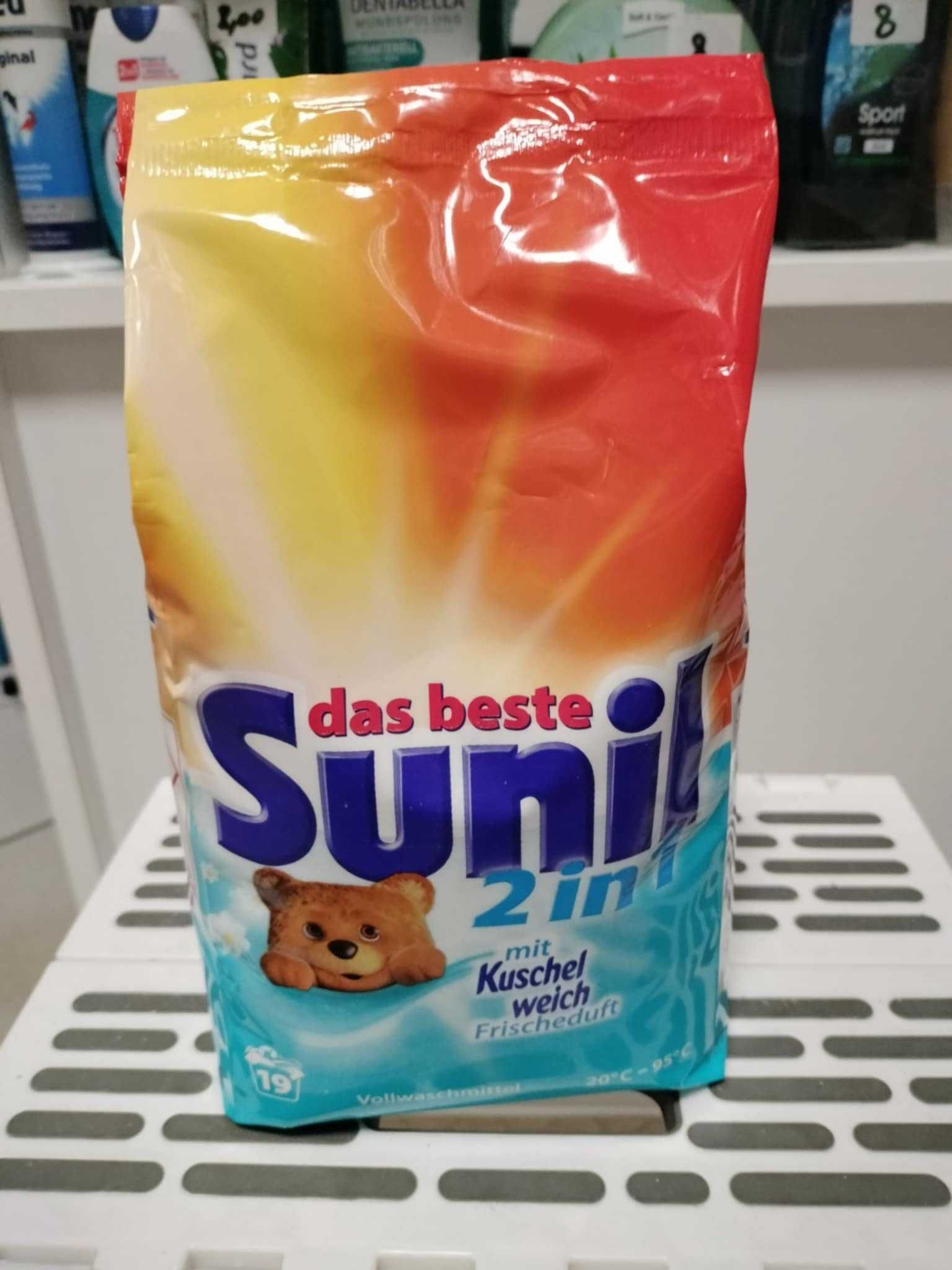 Niemiecki proszek do prania Sunil z dodatkiem Kuselweich