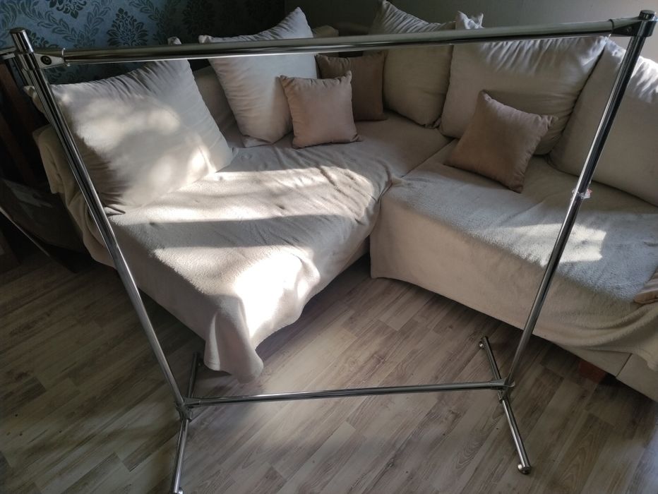 Stojak chrom Slatwall wieszak gondola