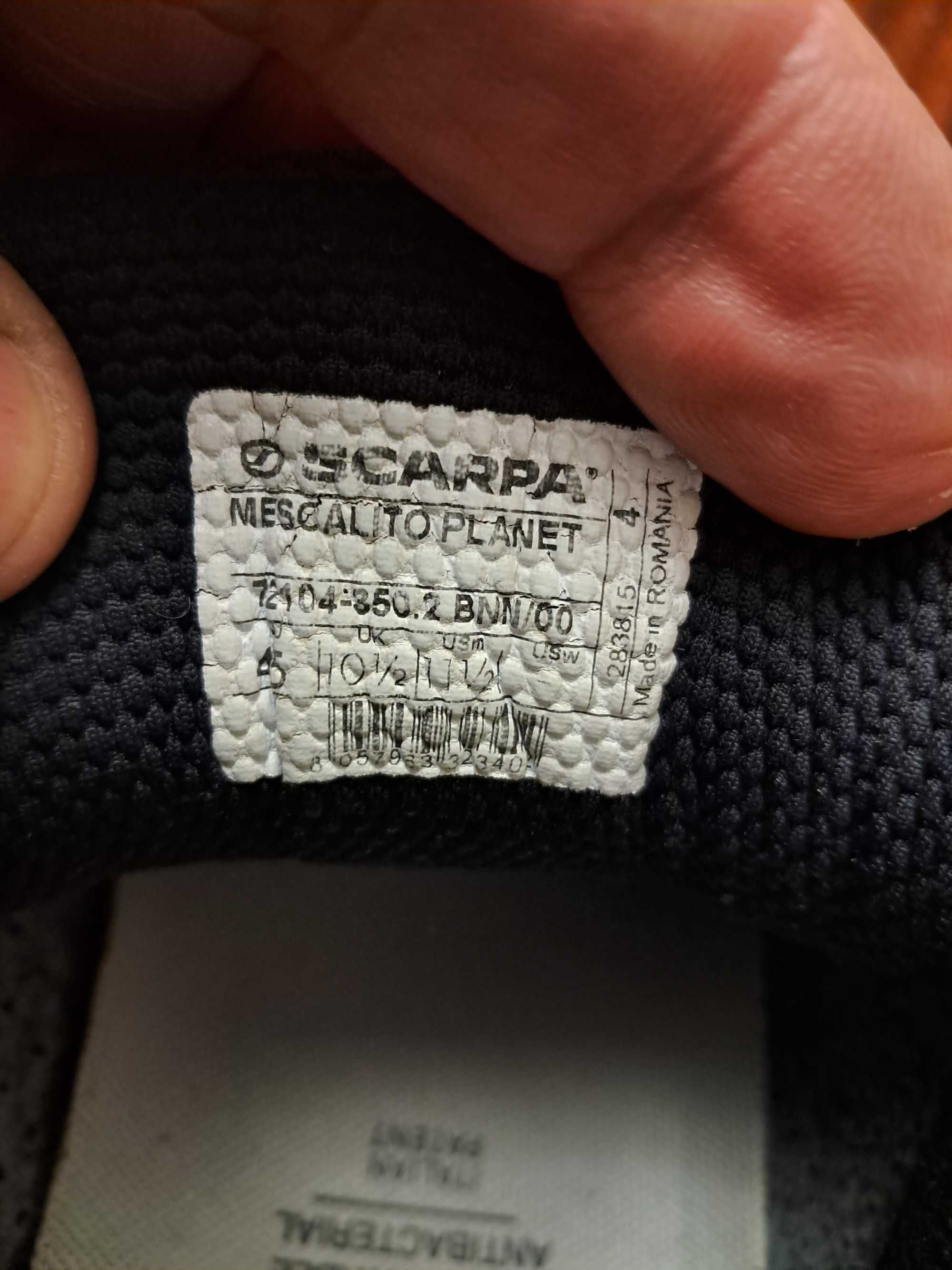 Кроссовки  SCARPA ОРИГИНАЛ размер 45 стелька 29.5см