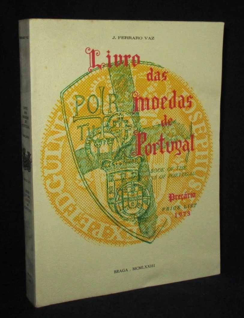 Livro das Moedas de Portugal Preçário 1973 J. Ferraro Vaz