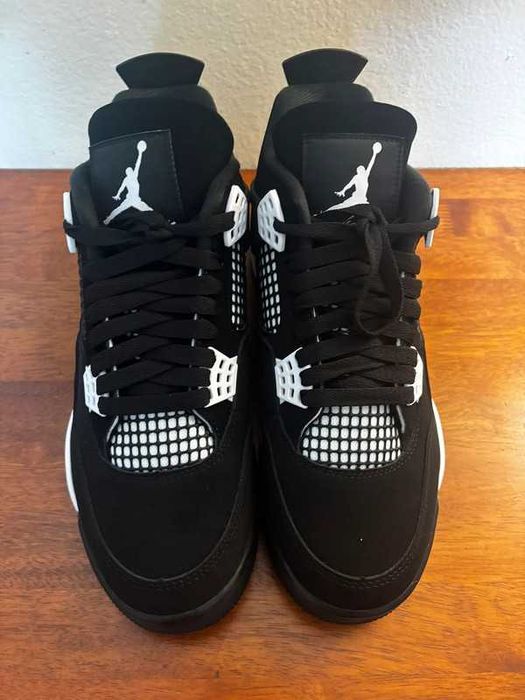 Buty meskie Mokasyny Jordan_4_Retro_White_Thunder R.39