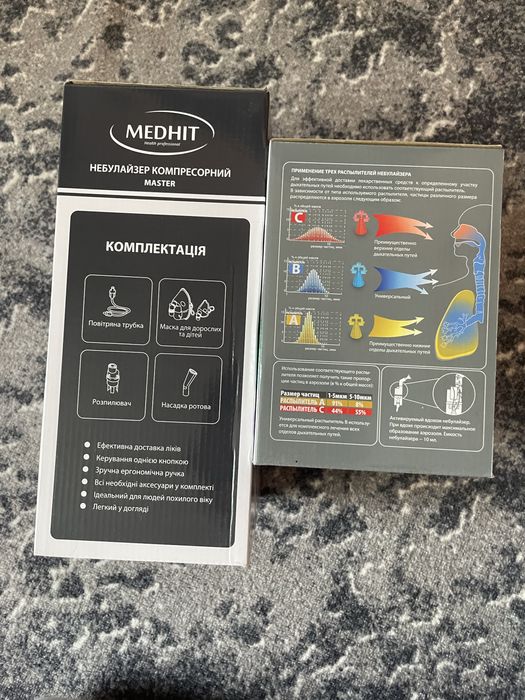 Інгалятор компресорний небулайзер medhit little doctor ld 212c