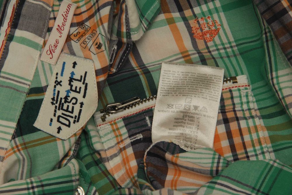 Diesel Co рр M рубашка из хлопка