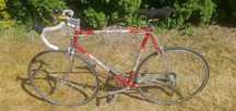 Rower szosowy w stylu vintage
