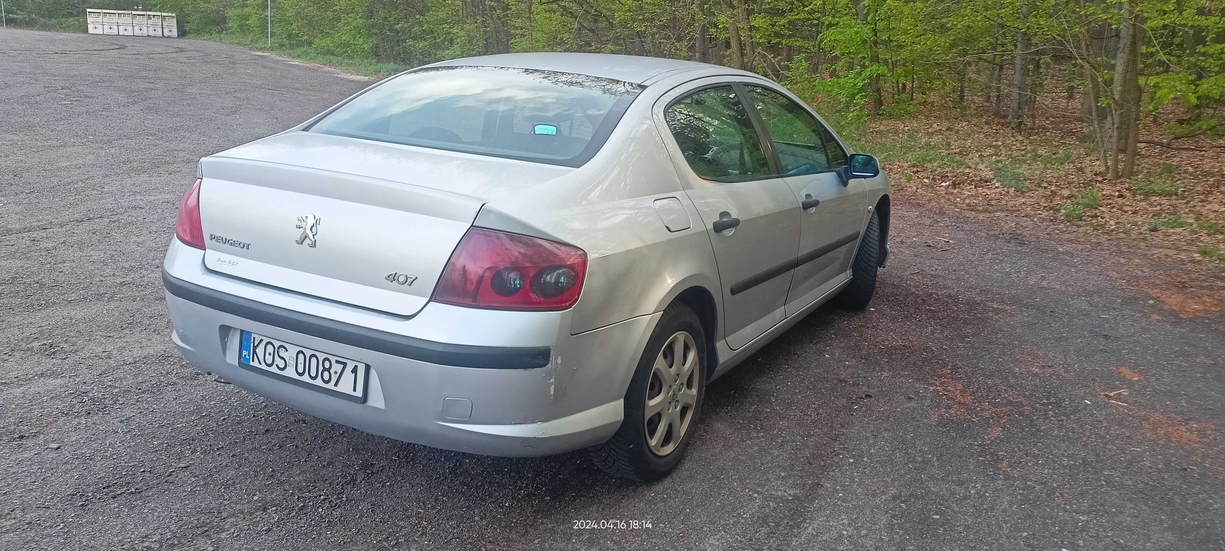 Peugeot 407 1.6 HDI 110KM 2006r.