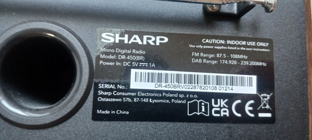 Radio SHARP DR-450(BR)