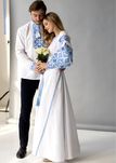 Весільна сукня з вишивкою