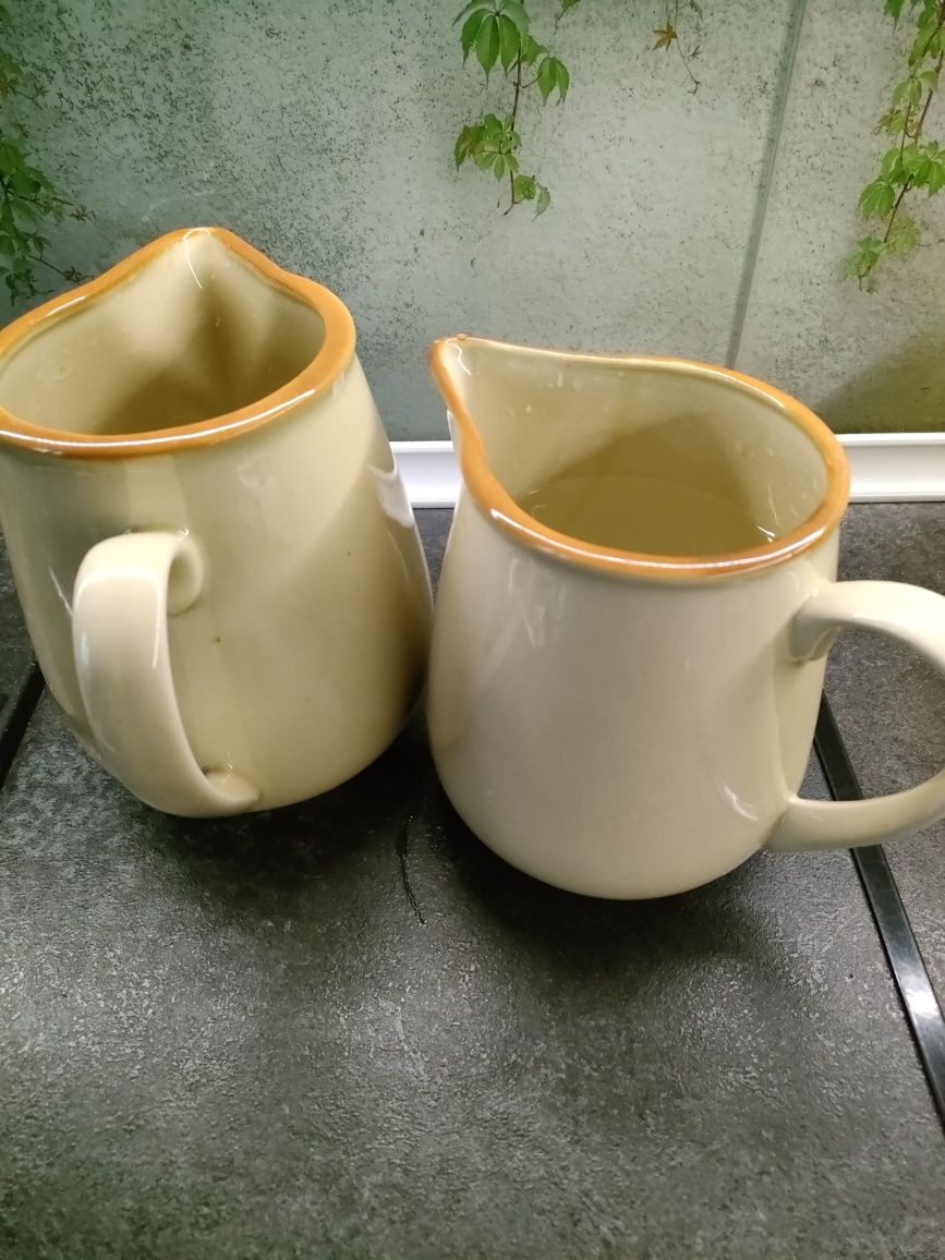 Dzbanki Ceramiczne Tułowice pojemność 1,25L oraz 1,75 L PRL Vintage
