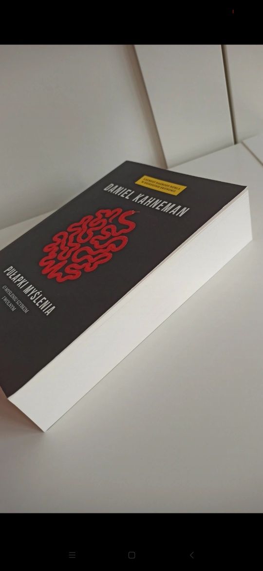 Książka Pułapki myślenia o myśleniu szybkim i wolnym Daniel Kahneman