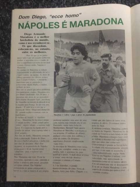 Taça Uefa - Sporting vs Nápoles - Programa Oficial - 89/90 - Maradona