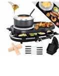 Raclette grill elektryczny KESSER czarny 1500 W