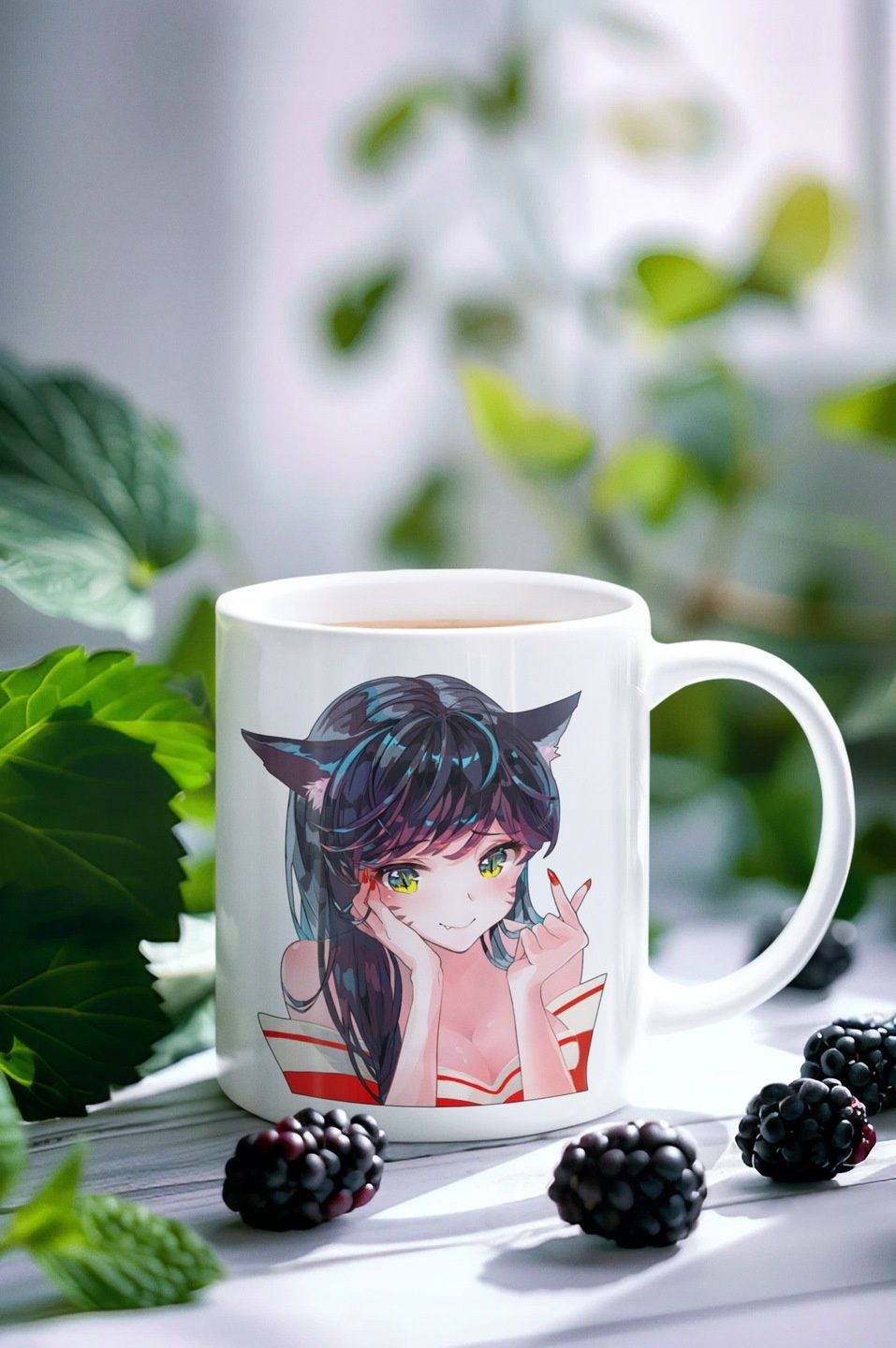 ahri zabawny kubek league of legends prezent urodziny 330ml + opakowan