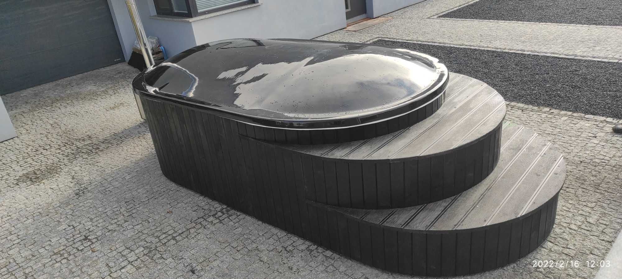 Całoroczny basen ogrodowy 420 cm x 210 cm x 100 cm z podgrzewaczem 3kW