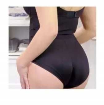 Majtki modelujące Velform Cross Compression rozmiar L czarne, cieliste