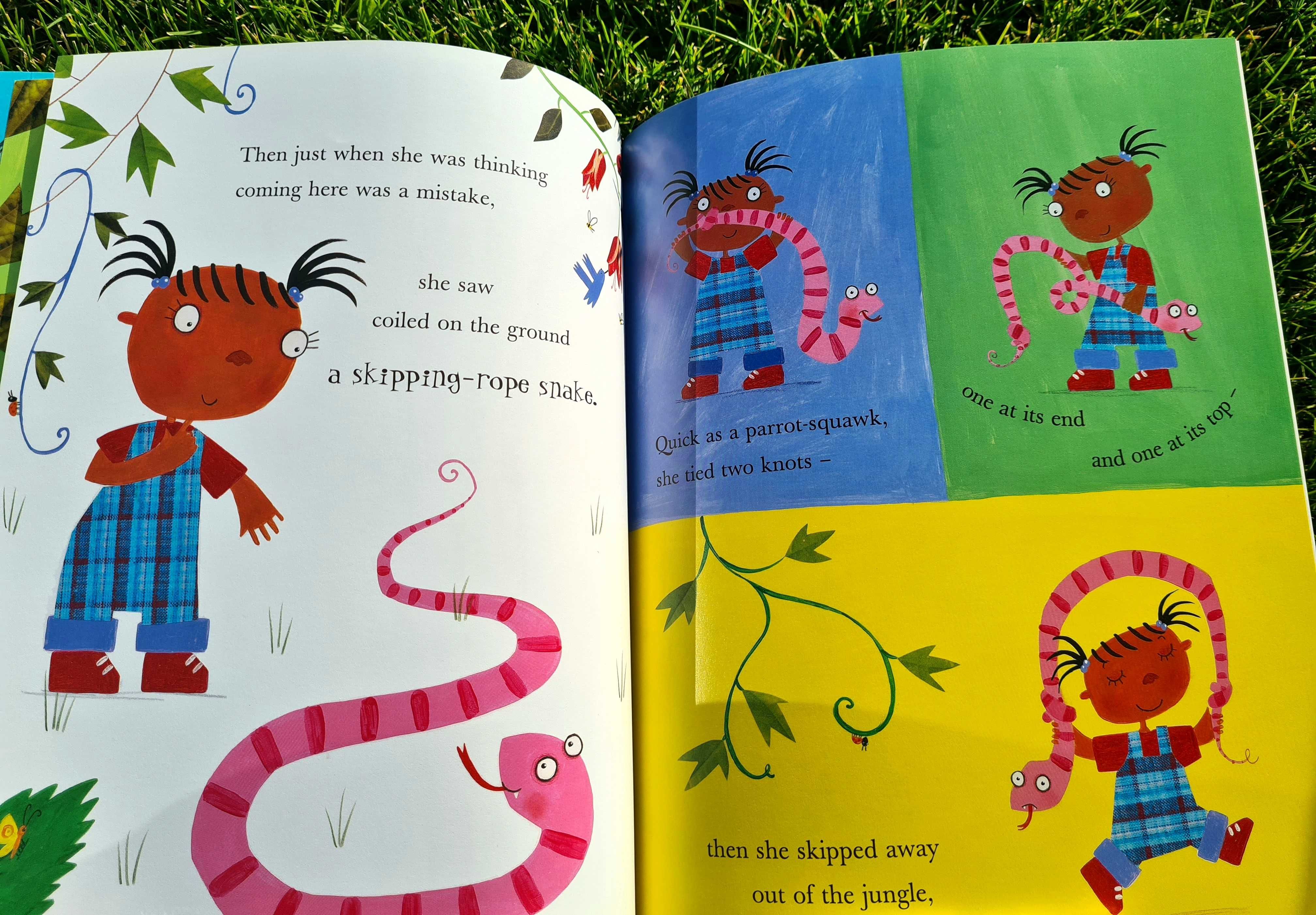 The Skipping - Rope Snake. Carol Ann Duffy. English book for kids.