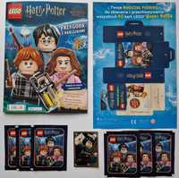 4 w1 Lego Harry Potter album+Box 24 saszetki/120 +Pudełko+ złota Karta