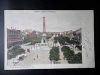 Postal antigo Colorido , Lisboa ,  ano 1905. Selo D. Carlos