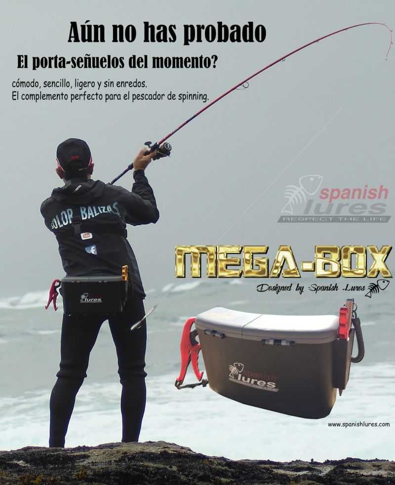 Wędkarski organizer na przynęty z pasem Mega-box Spanish Lures