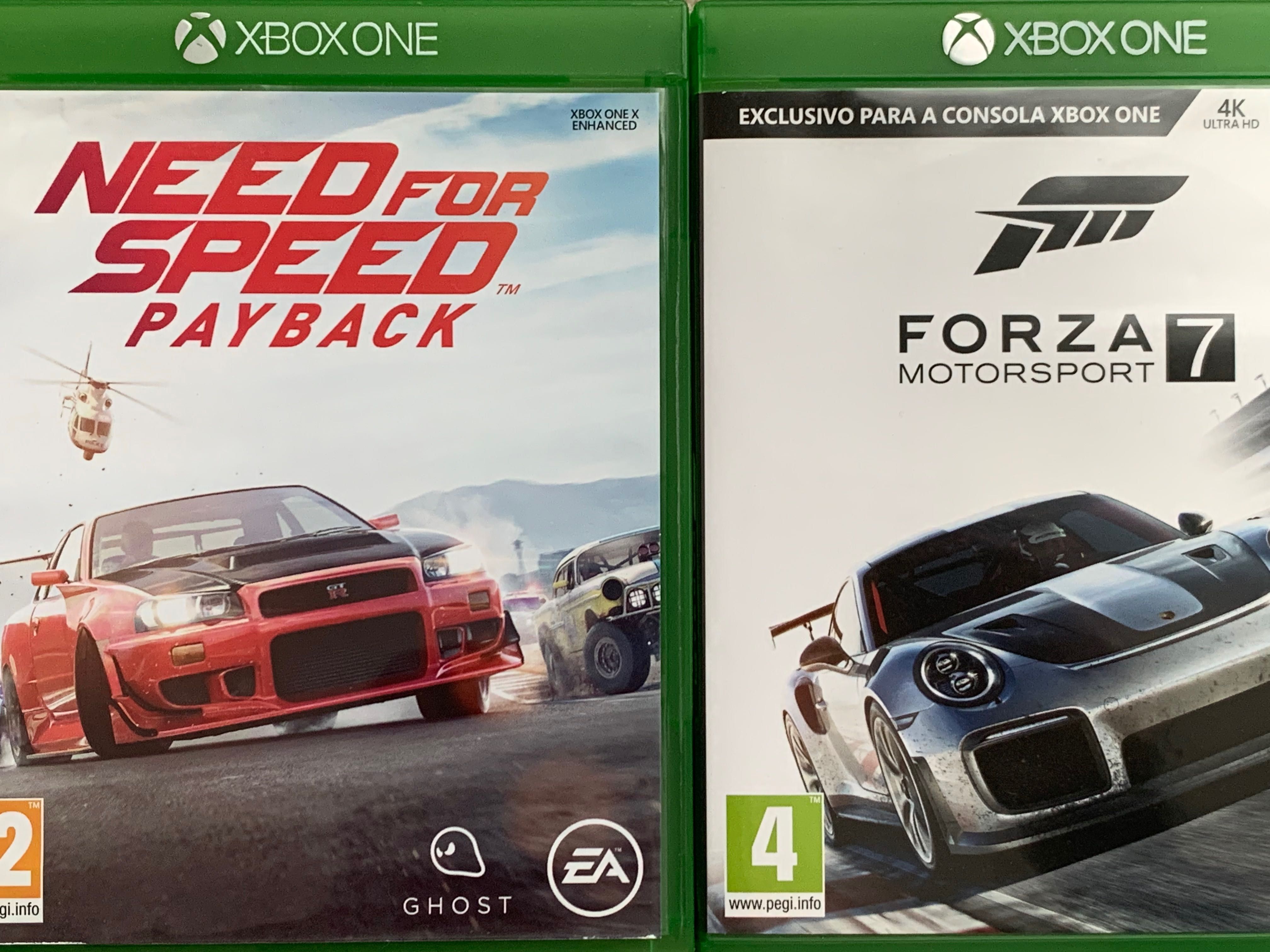 Xbox One X 4K + 2 Comandos + Forza 7 + Need for Speed Payback