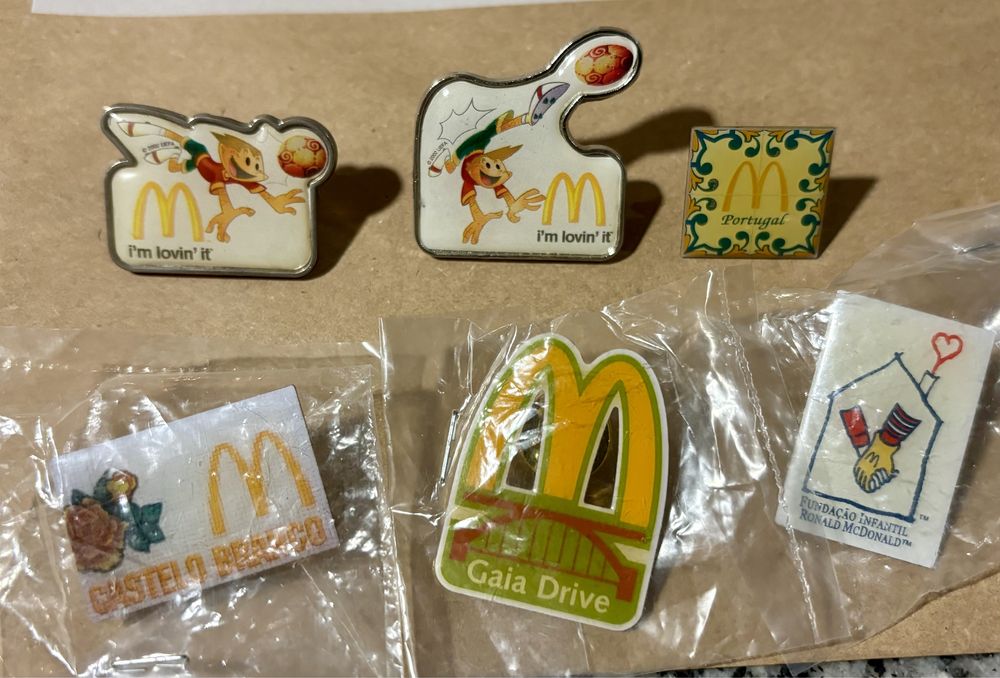 Pin Pins McDonald’s raros e novos