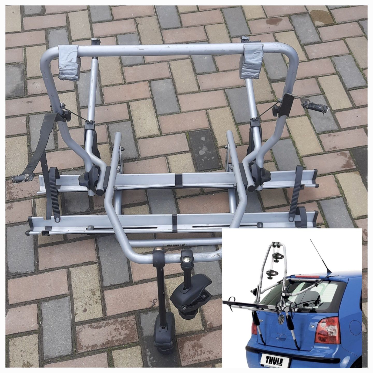 Thule ClipOn High 9106 багажник на задні двері авто для 2-х велосипед