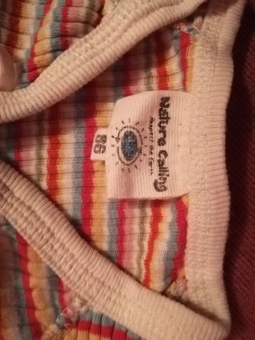 Bluzka 86 niemowlęca dla dziewczynki Nature Calling koszulka