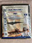 Filtr węglowy FW1 do okapów kuchennych czarny