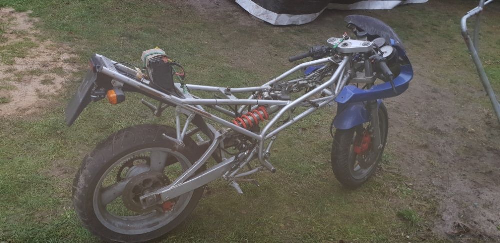 Sachs XTC 125, koło, lagi, zawieszenie przód i tył