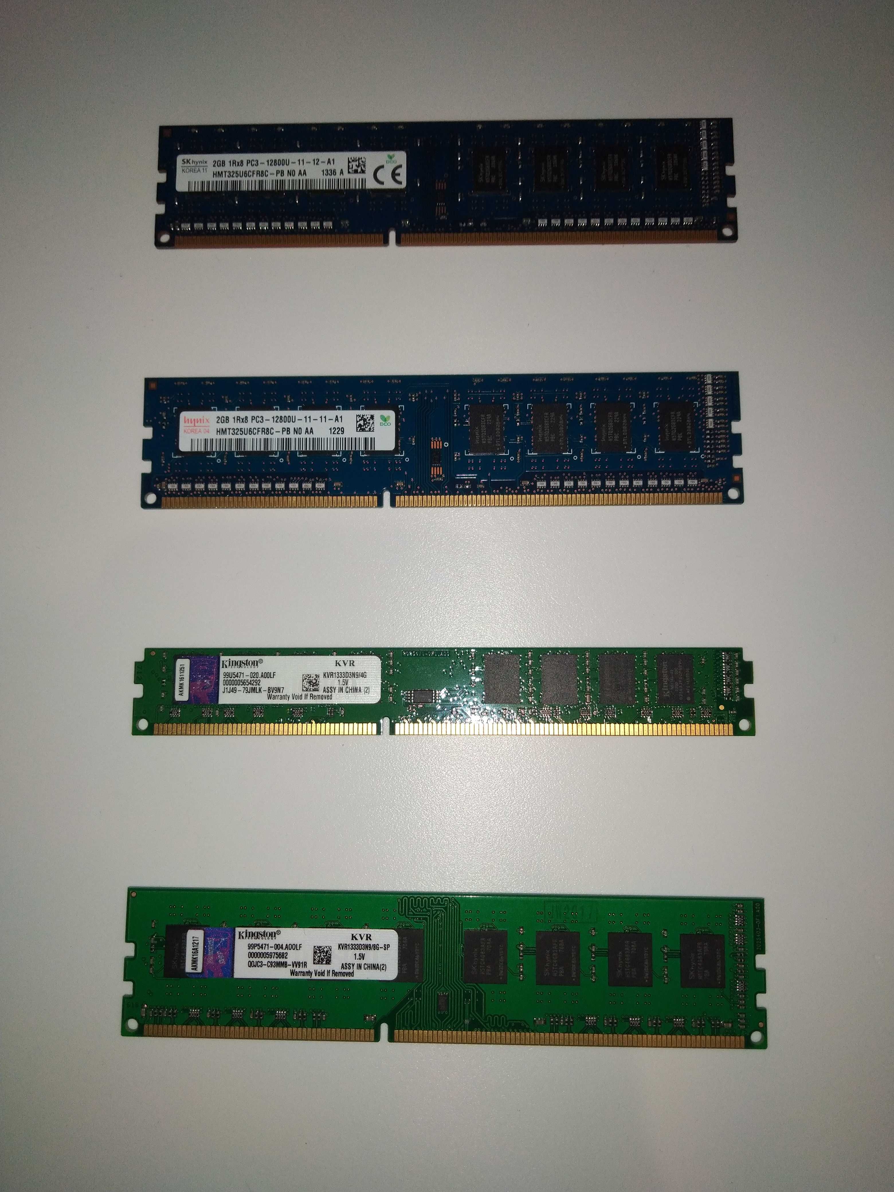 Memórias Dimm DDR2, DDR3 (Desktop)