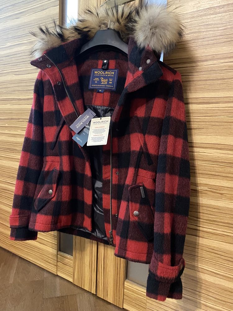 Woolrich оригинал Знаменитая шерстяная парка пальто куртка женска