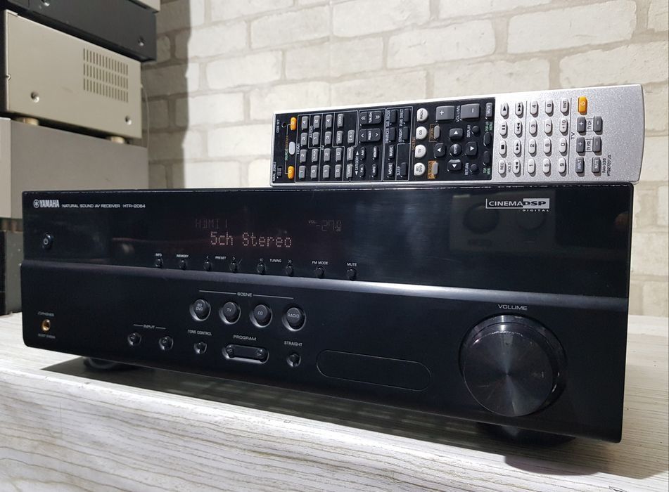Пульт!6.1 АVСтерео ресивер/підсилювач  Yamaha HTR-2064 HDMI б/у +1