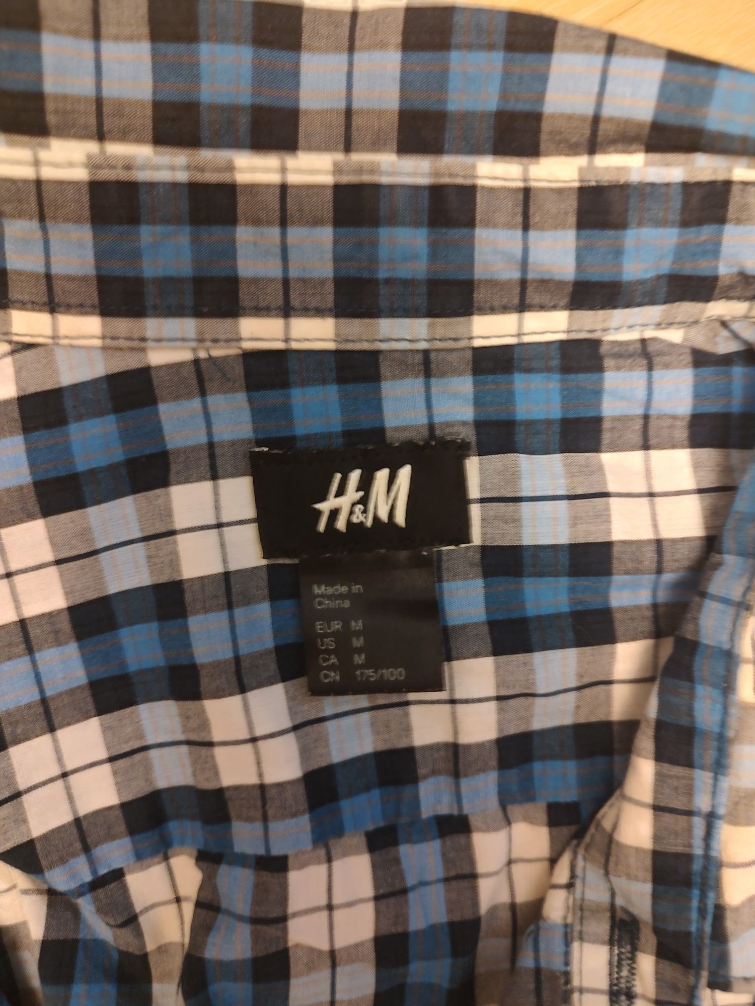Koszula męska, h&m, M długi rękaw