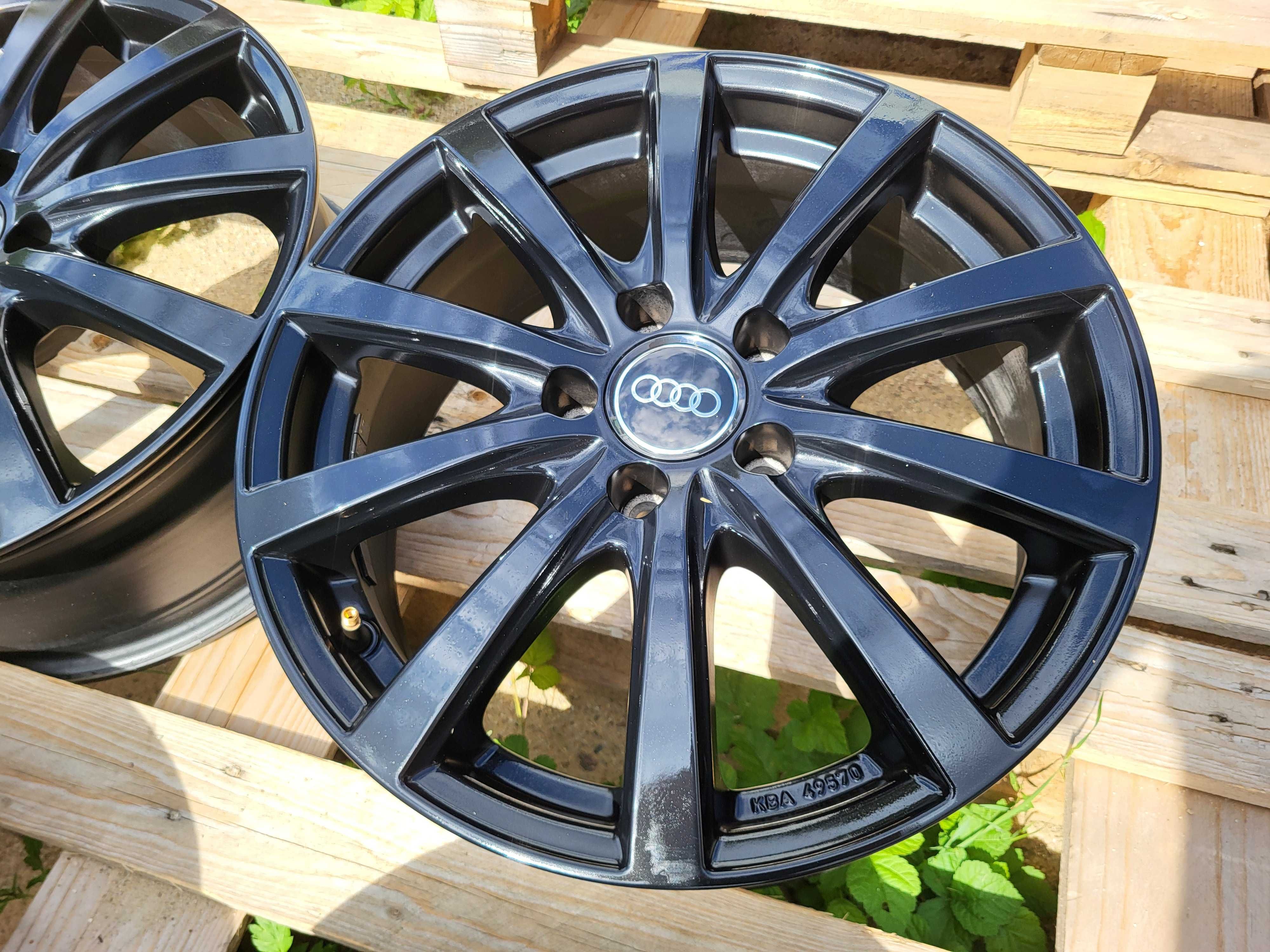 [1137] Felgi aluminiowe 17 Cali 5x112 7J ET40 Audi A3 A4 BLACK Edition