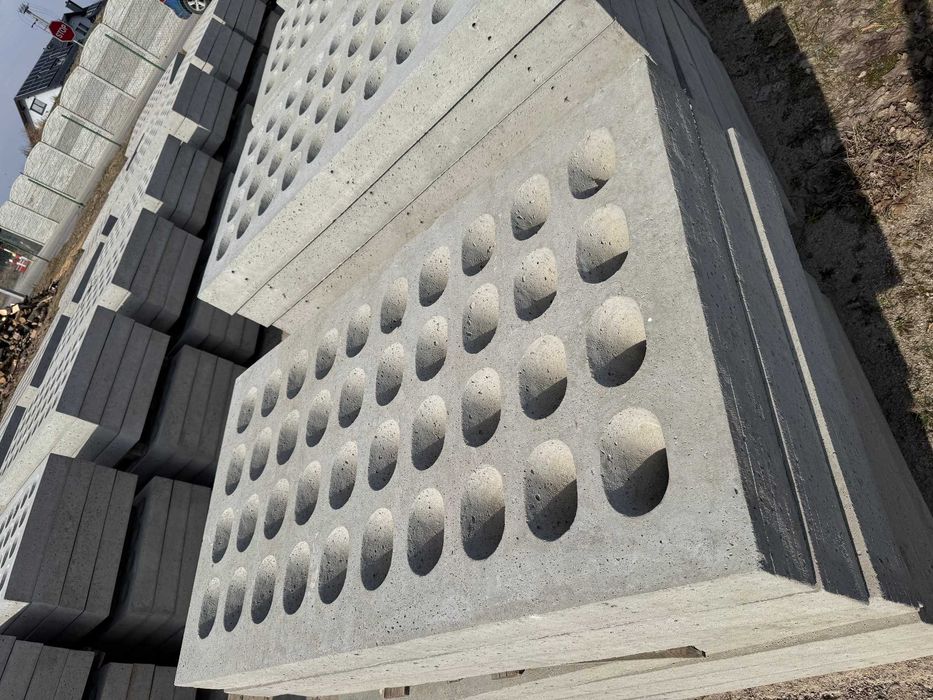 Płyty YOMB 90x60x10 i 175x100x12,5 Zbrojone, Ażurowe, Dostępne, Tanie