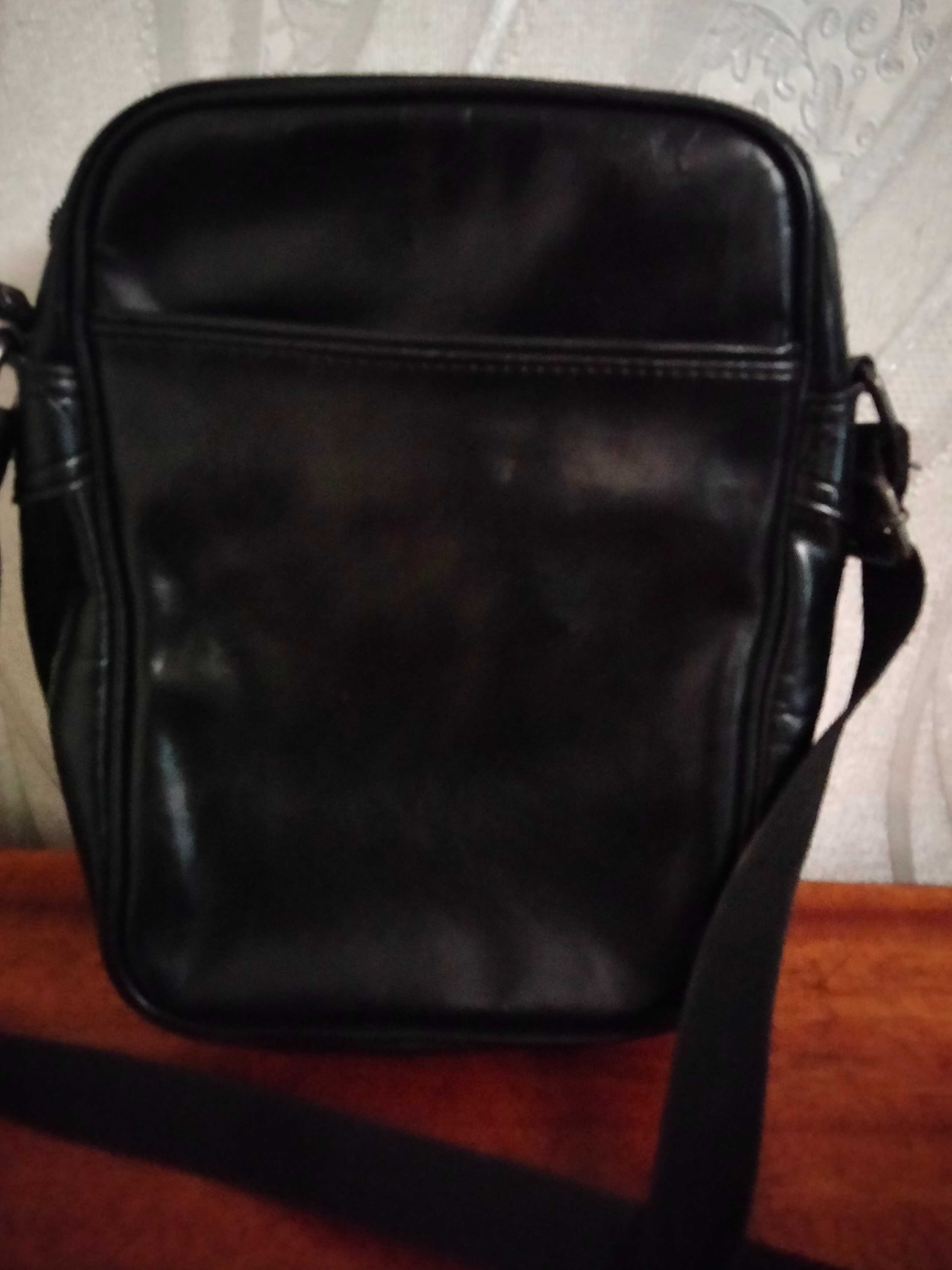Чёрная сумка барсетка + Вторая сумка