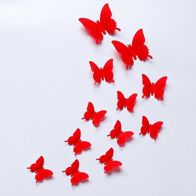 Бабочки наклейки на стену, декор на стену,  метелики для декора