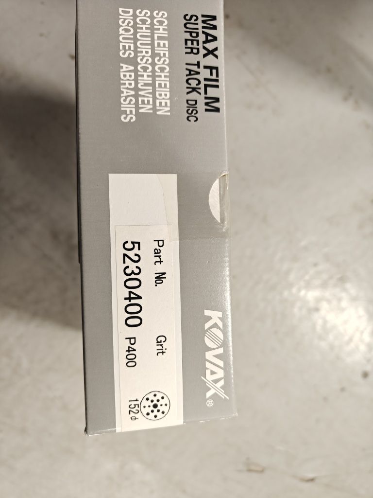 Krążki ścierne kovax maxfilm gr.400