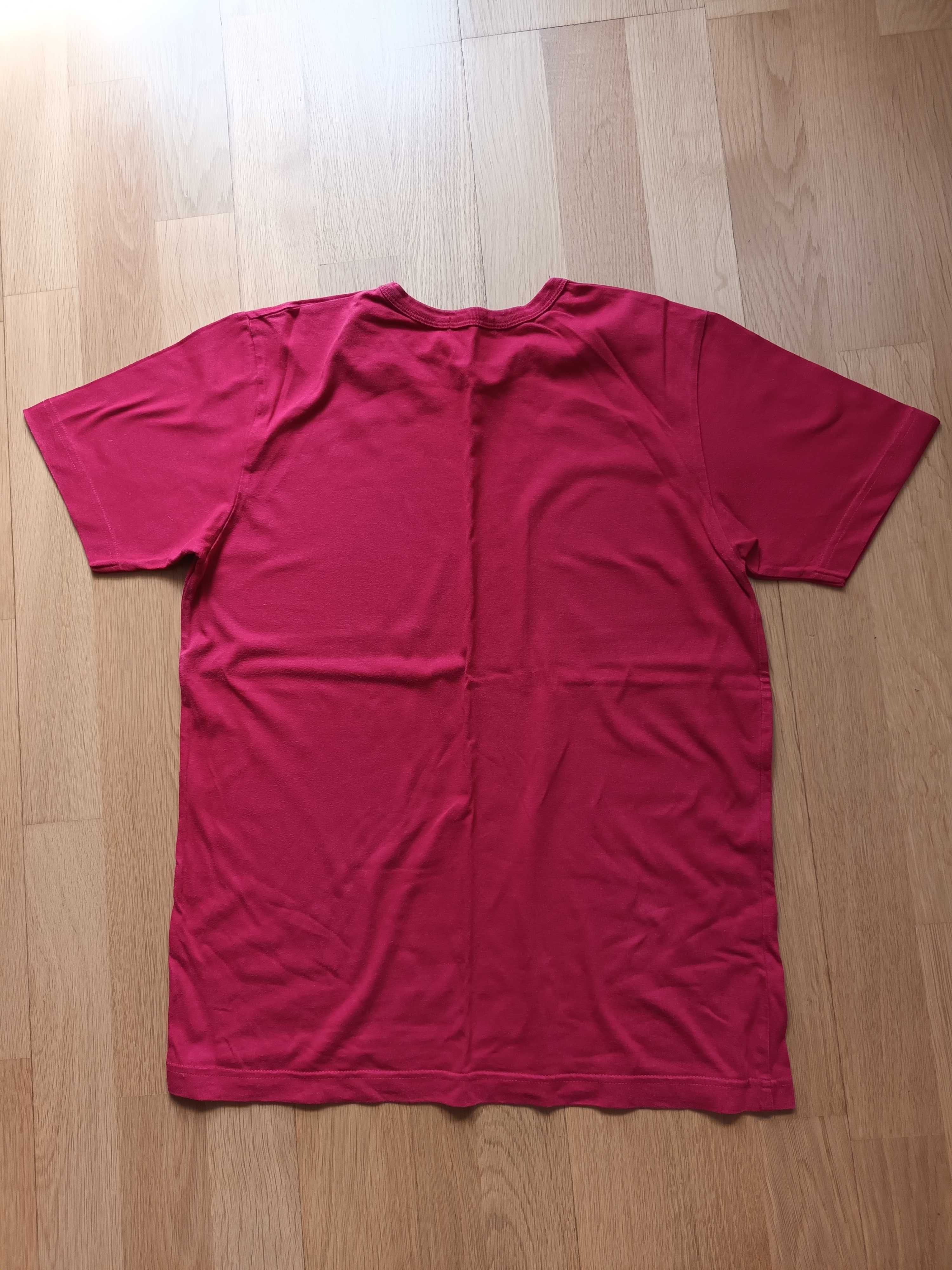 Koszulka T-Shirt czerwony Domyos Decathlon