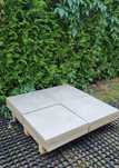 Gres tarasowo-balkonowy 2 cm jasno-szare QUENOS mat 59,3x59,3 gat. II