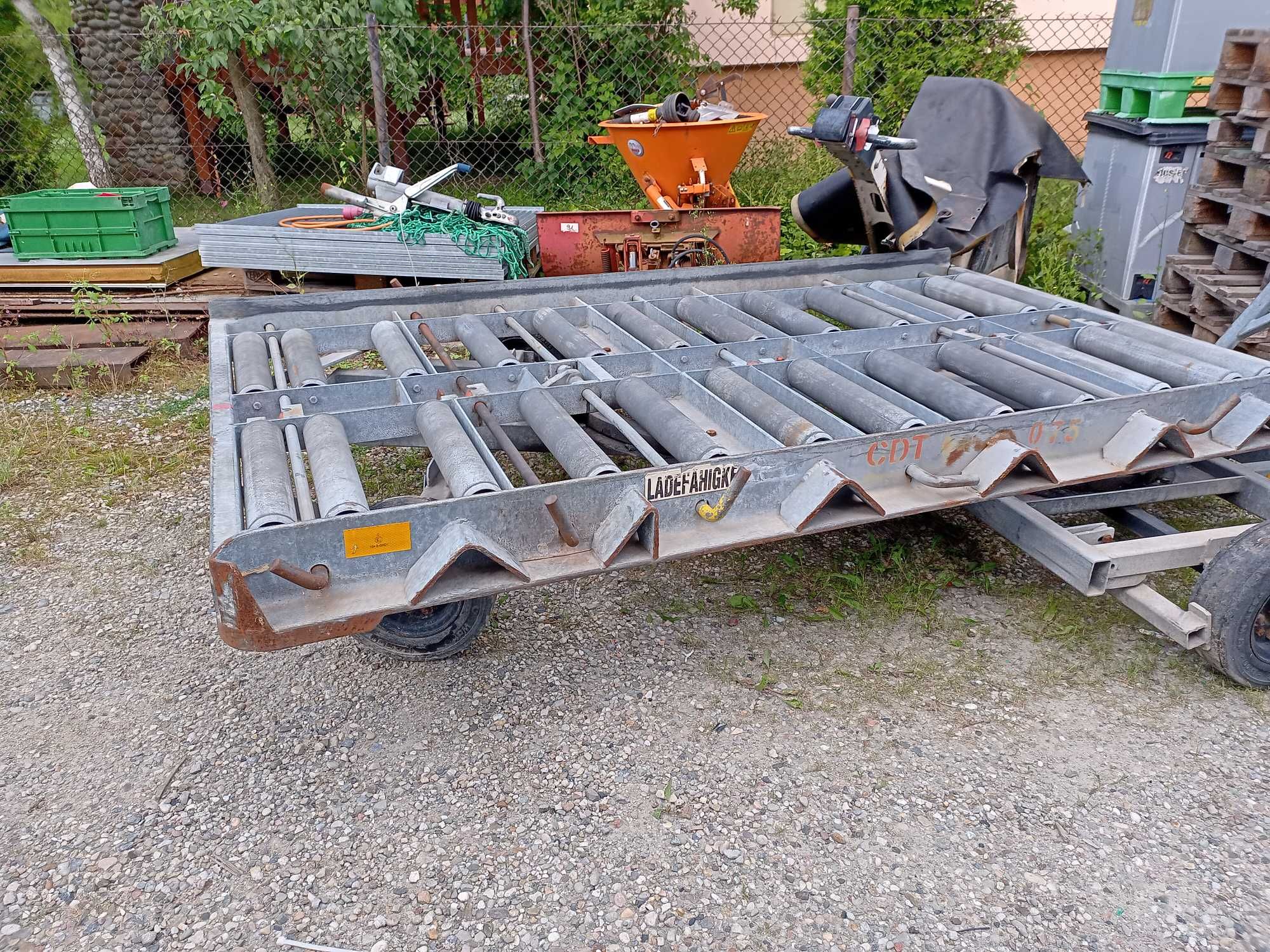 wózek transportowy,platforma do przewozu ciężarów prefabrykatów
