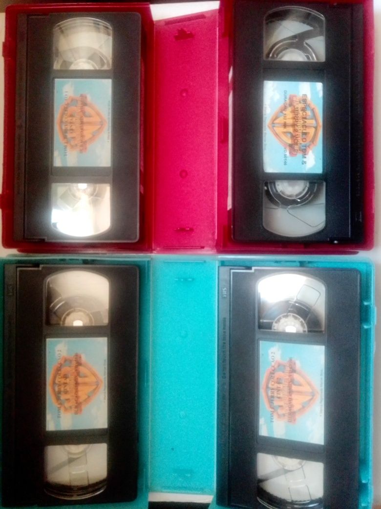 Cassetes VHS Duplas Anos 80 Animação