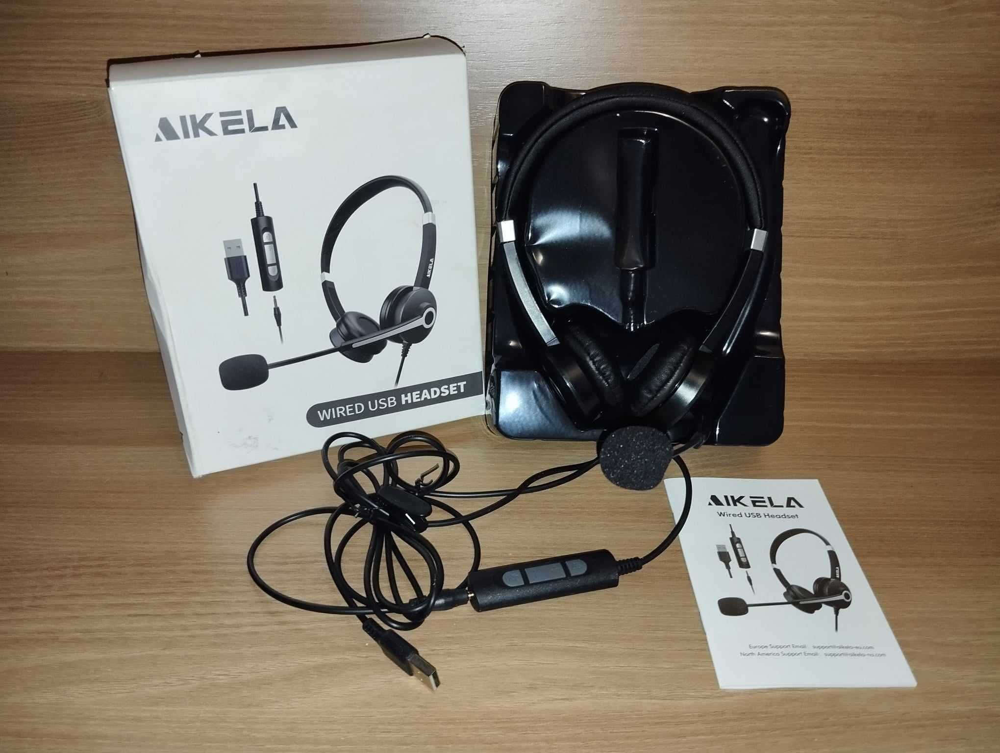 Headset - Słuchawki Bezprzewodowe z Mikrofonem - AIKELA